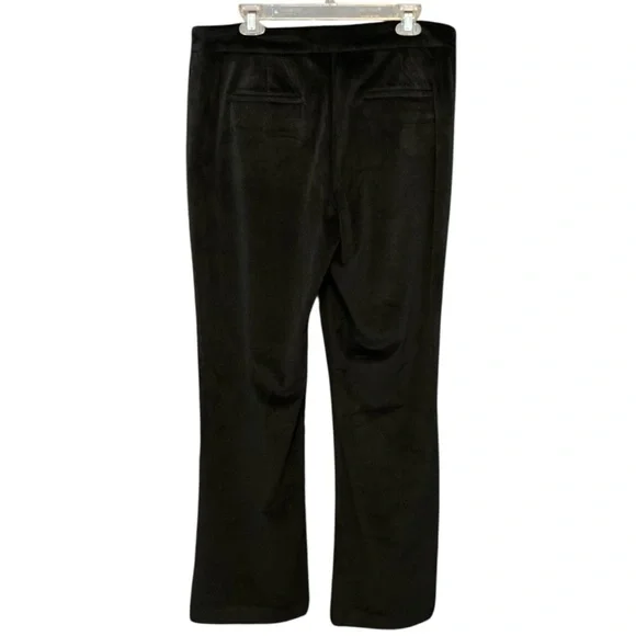 Maison D'Amelie Black Velour Straight Leg Sailor Trousers with Gold Buttons - Picture 12 of 12